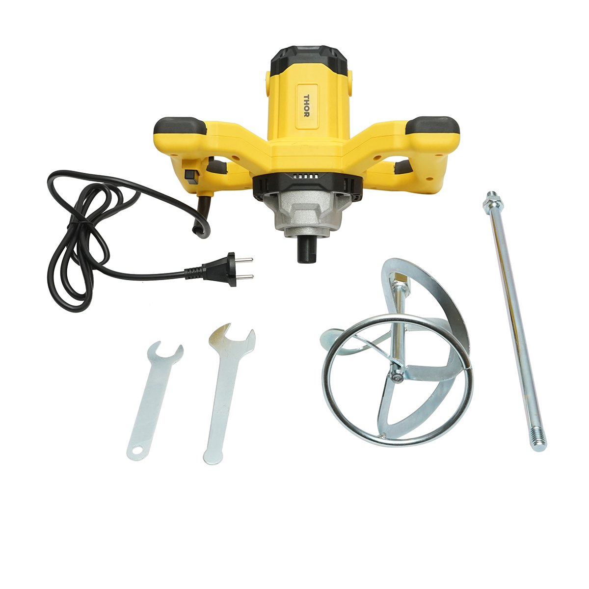 Mixer, malaxor electric cu amestecator 1050W, 220V pentru vopsea, mortar, adeziv THOR